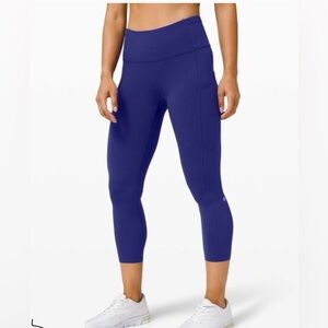 Lululemon Fast and free HR Crop 23